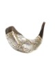 Shofar plaqué argent et or | Shofars en argent sterling