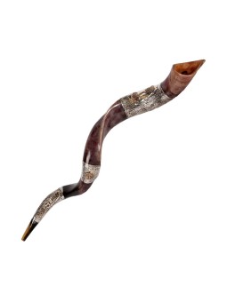 Jerusalem Motif Sterling Silver Yemenite ... | Sterling Silver Shofars