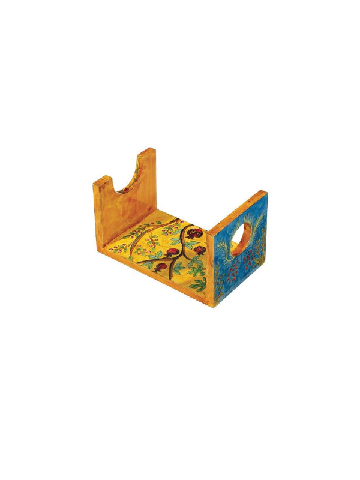 Yair Emanuel Hand Painted Wood Stand for ... | Jewish Gift from Israel
