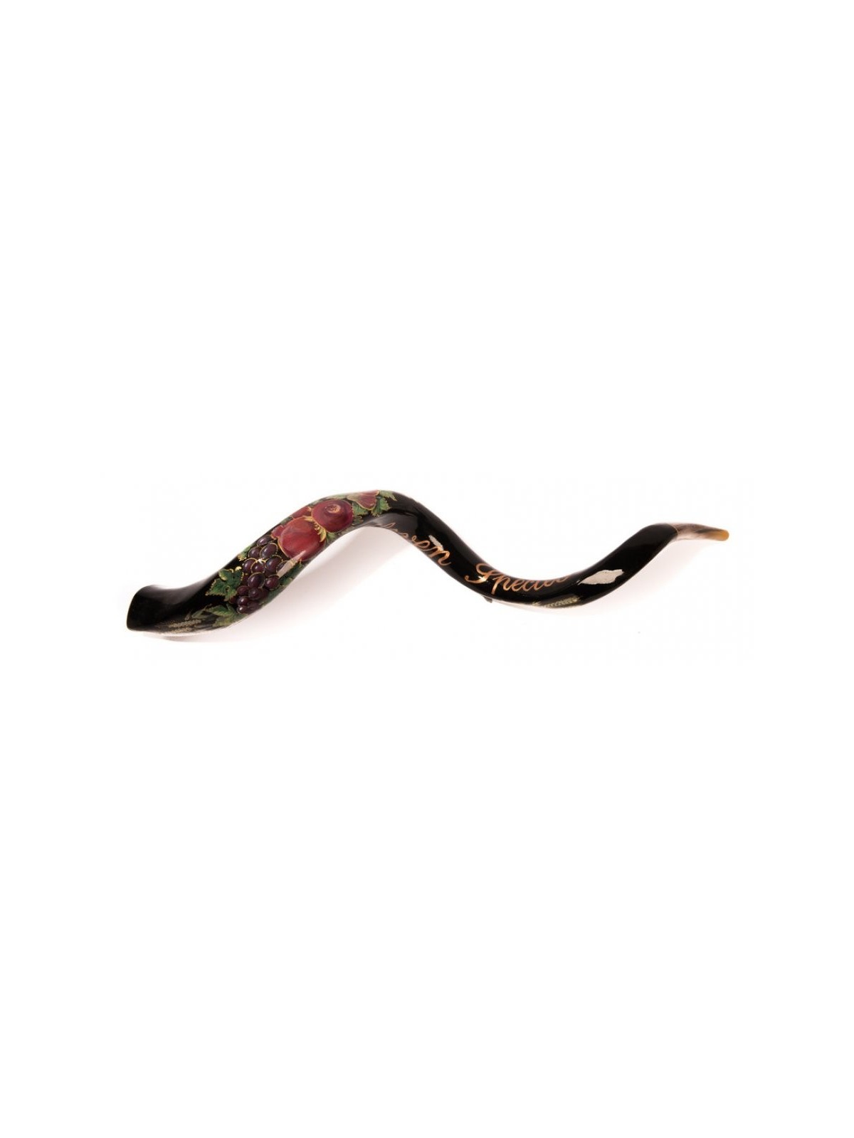 Shofar yéménite peint à la main pour collectionneurs Dark Se... | Shofars décorés