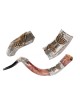 Seven Branch Menorah Sterling Silver Yeme... | Sterling Silver Shofars