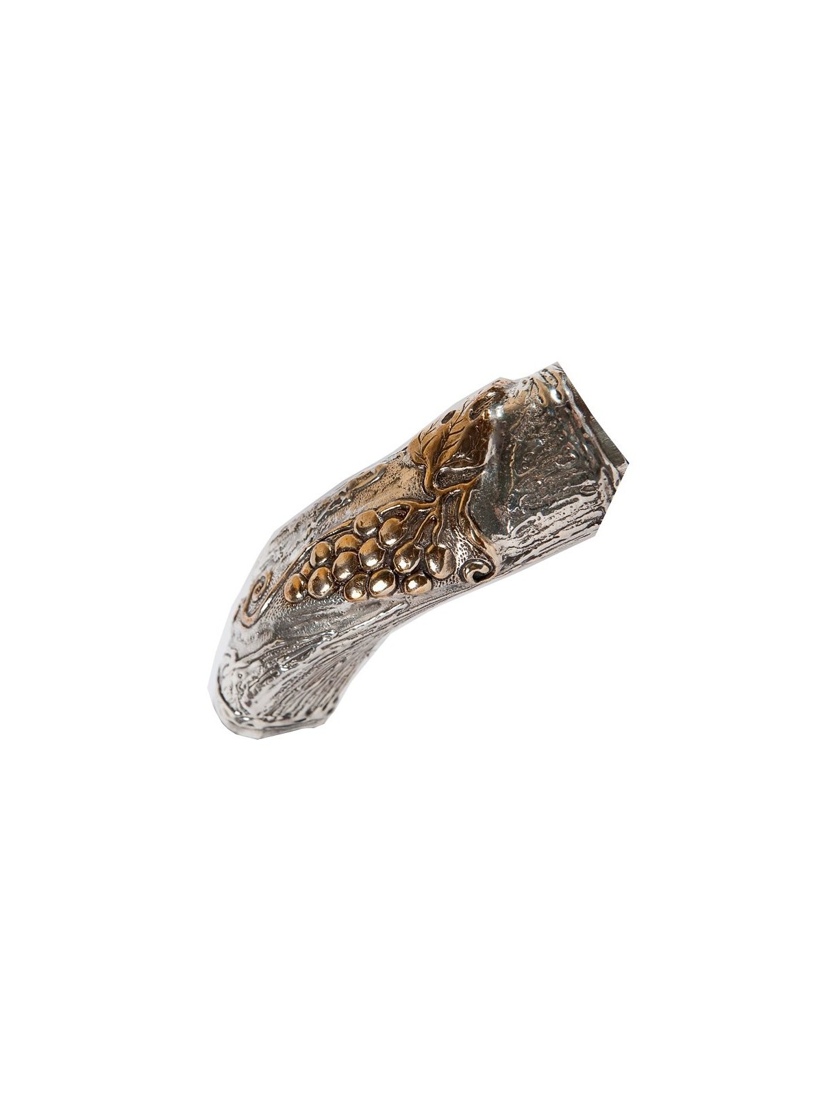 Menorah à sept branches en argent sterling Yeme... | Shofars en argent sterling