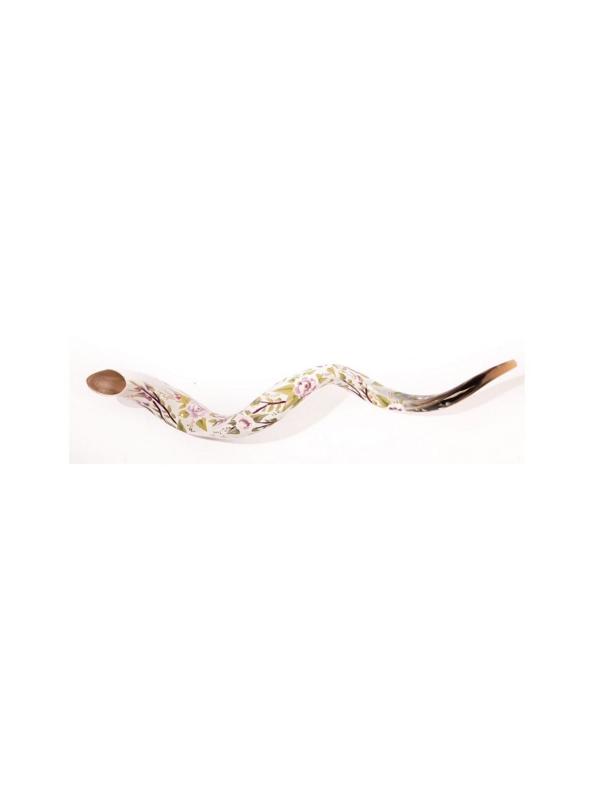 Collectionneurs peints à la main au printemps Shofar yéménite... | Shofars décorés