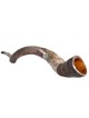 Menorah couleur or sur argent sterling Yem... | Shofars en argent sterling