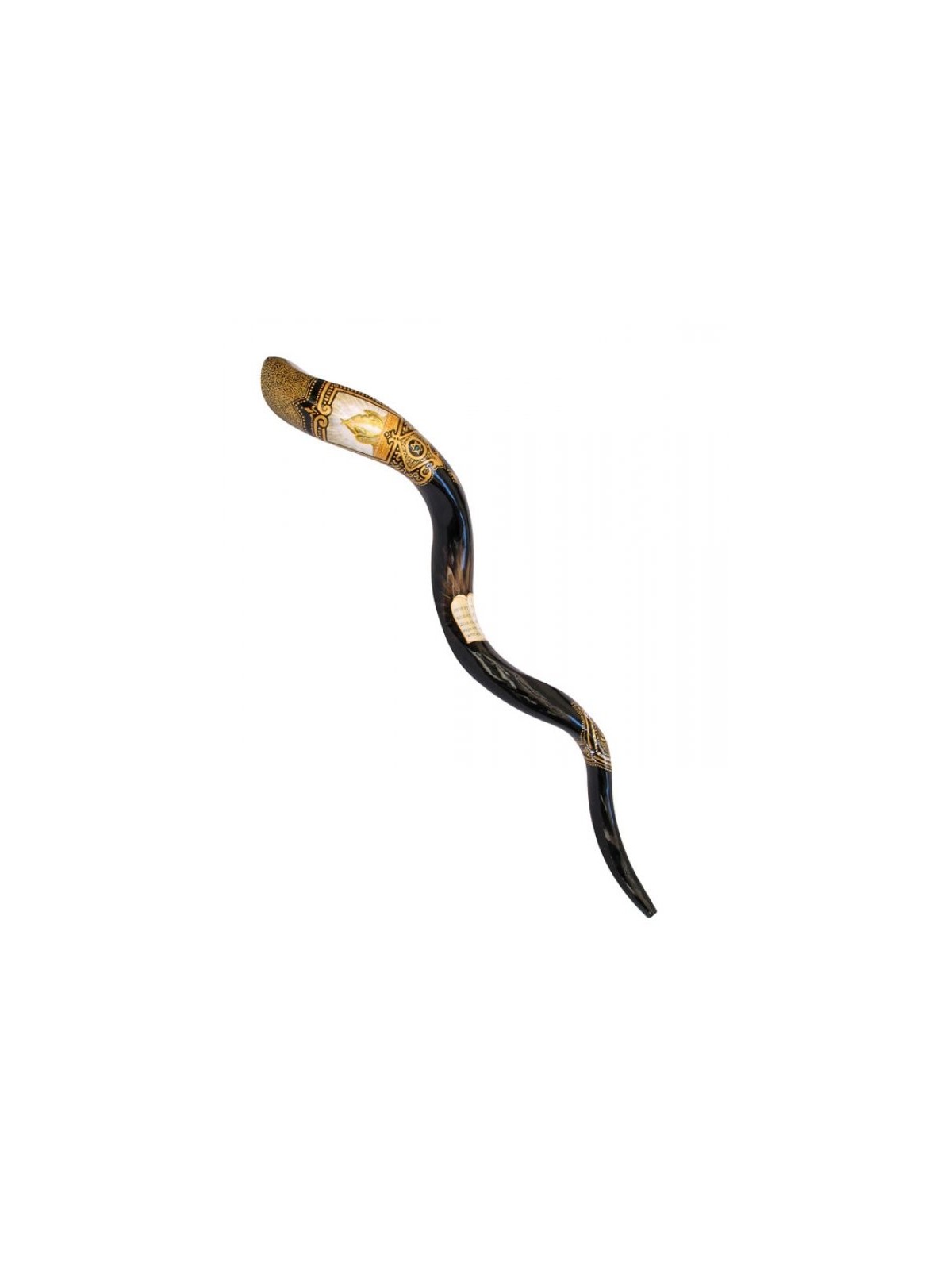 Shofar Ten Com yéménite peint à la main pour collectionneurs... | Shofars décorés