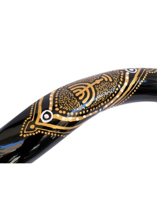 Shofar Ten Com yéménite peint à la main pour collectionneurs... | Shofars décorés