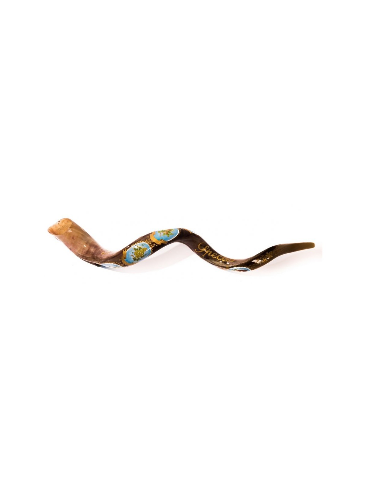 Shofar sept yéménites peints à la main pour collectionneurs... | Shofars décorés