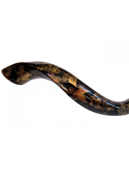 Shofar or yéménite peint à la main pour collectionneurs... | Shofars décorés