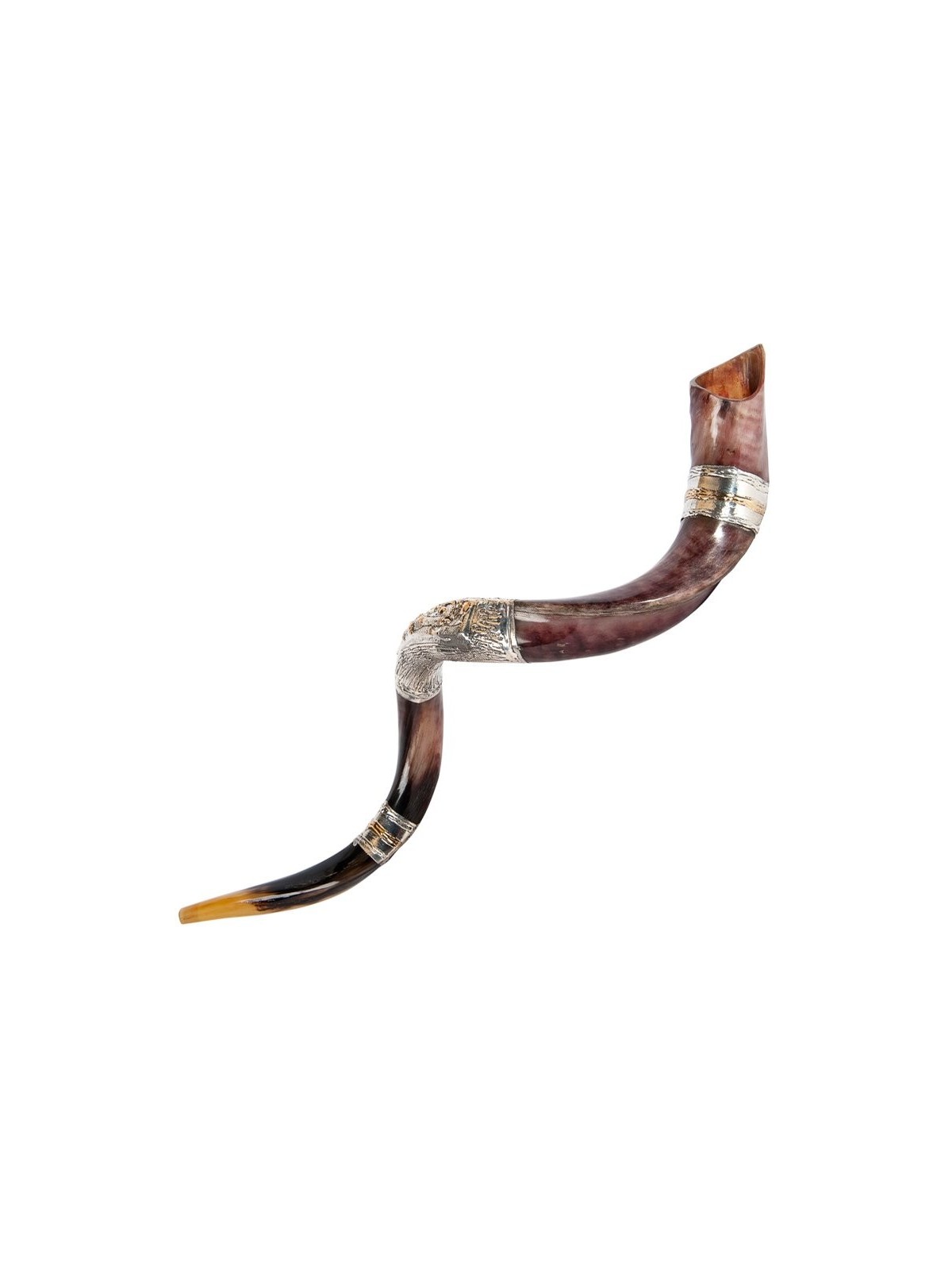 Vieille ville de Jérusalem en argent sterling yéménite... | Shofars en argent sterling