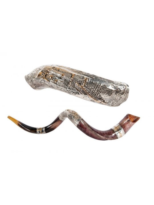 Old City Jerusalem Sterling Silver Yemeni... | Sterling Silver Shofars