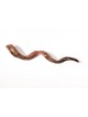 Shofar yéménite sculpté à la main Conception de vigne 3D | Shofars décorés