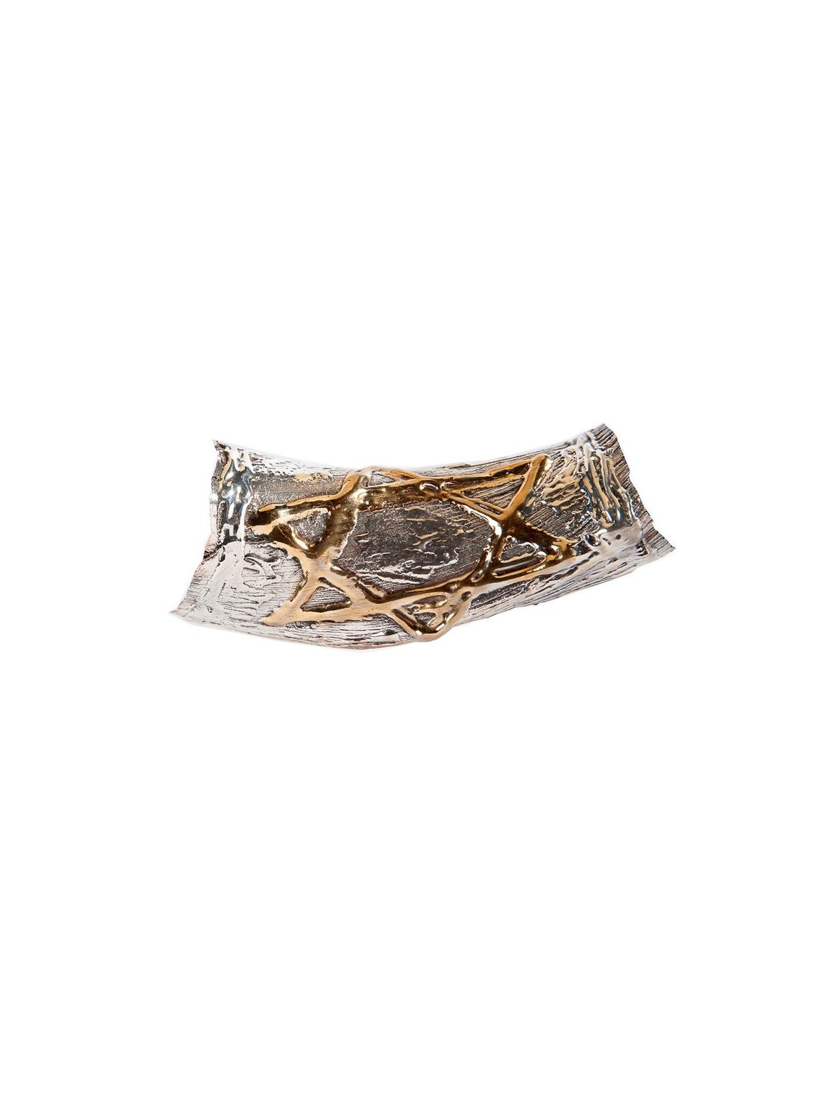 Étoile de David Feuille Design Argent Sterling... | Shofars en argent sterling