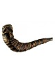 Cuir relié Rams Horn Shofar Étoile de David | Shofars décorés