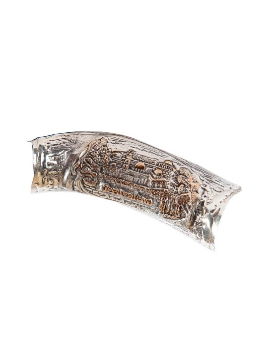 Conception de Jérusalem bicolore en argent sterling... | Shofars en argent sterling
