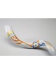 Shofar yéménite peint à la main avec meno à 7 branches... | Shofars décorés