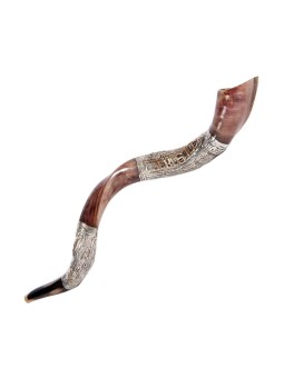 Jerusalem Pomegranate Sterling Silver Yem... | Sterling Silver Shofars