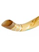 Collectionneurs Shofar yéménite peint à la main Jérusalem | Shofars décorés