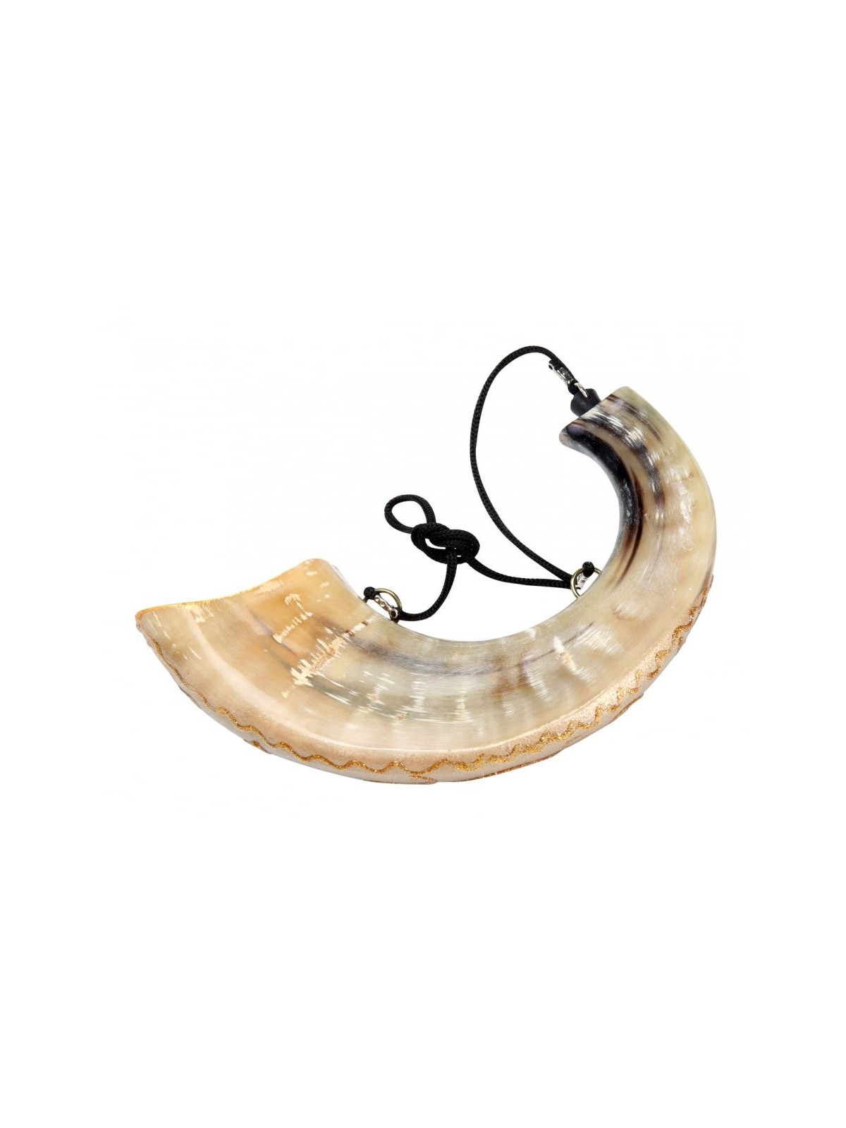 Colombe peinte de la paix onction corne de bélier Shofar | Shofars décorés