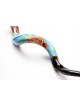 Hand Painted Yemenite Shofar with Lively Pomegr... | Decorated Shofars