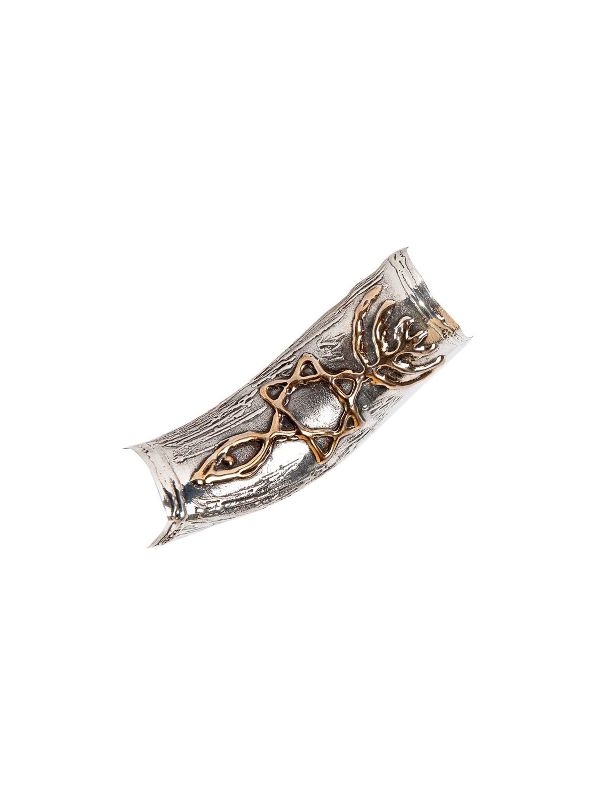 Menorah à sept branches étoile de David Sterli... | Shofars en argent sterling