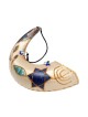 Onction peinte Corne de bélier Shofar Fish Design | Shofars décorés