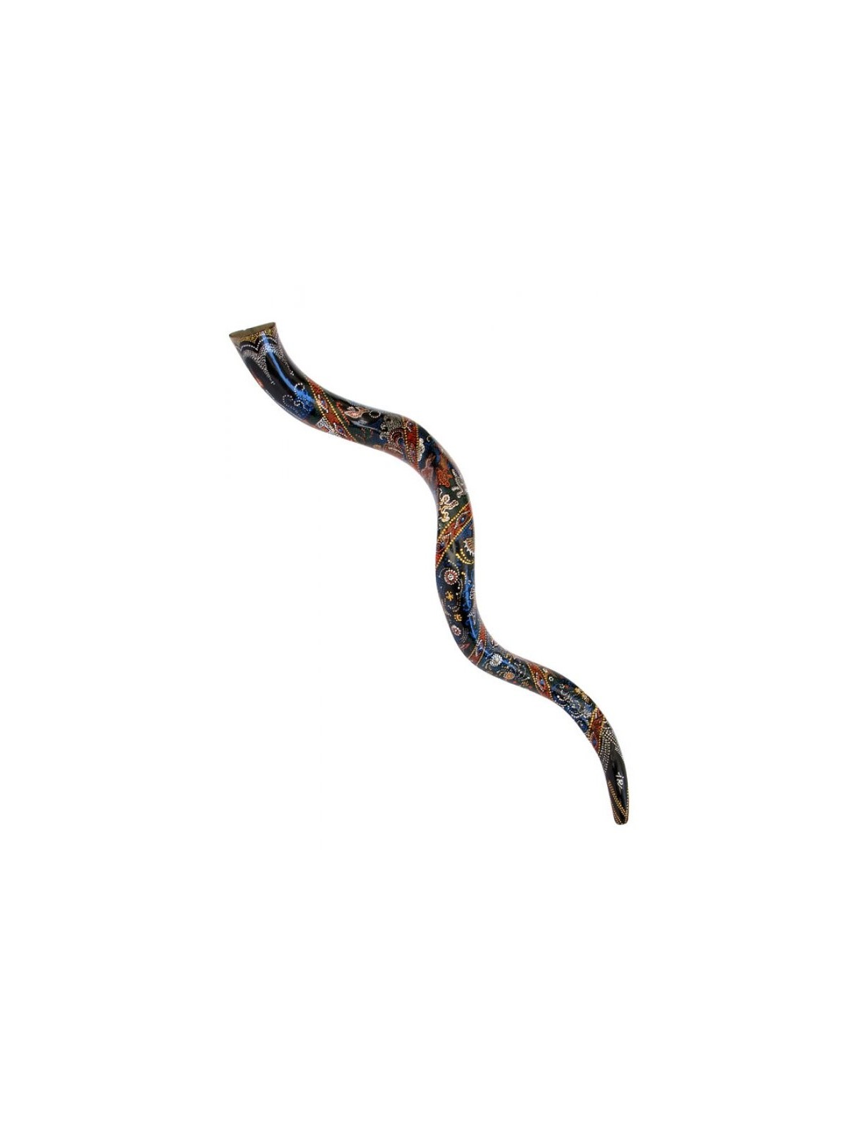 Collectionneurs Shofar Oriental yéménite peint à la main | Shofars décorés