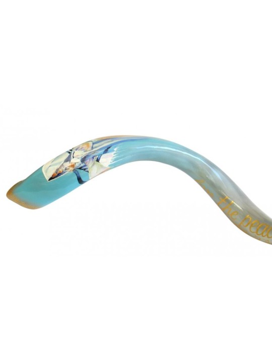 Collectors Hand Painted Yemenite Shofar Jerusal... | Decorated Shofars