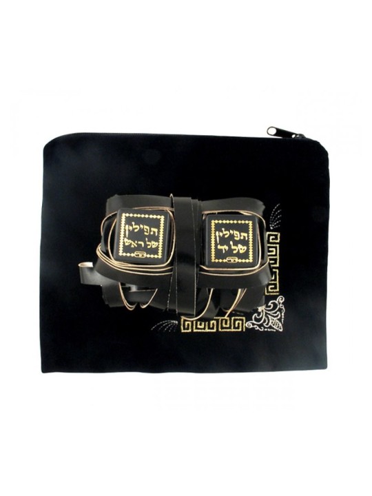 Tefillin Peshutim Sefaradi standard avec sac gratuit | Téfilines Peshutim
