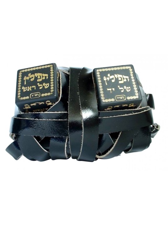 Tefillin Peshutim Mehudarim Ashkenaz Version | Jewish Gift from Israel