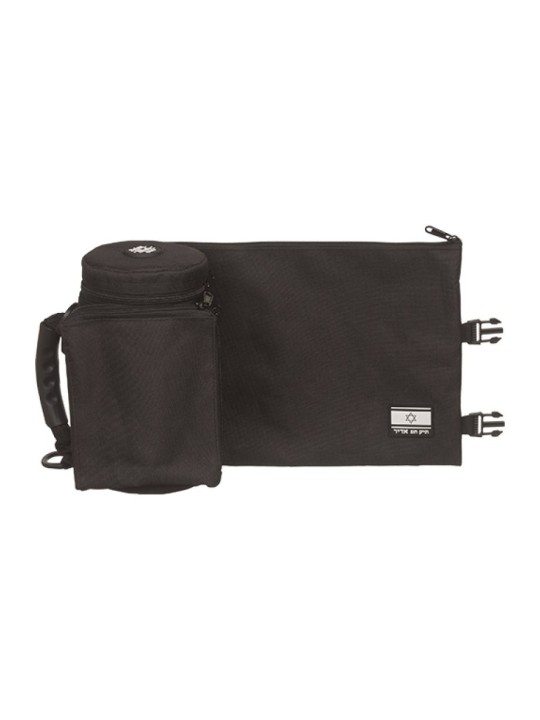 Étui de protection thermique noir pour téfilines T... | Sacs et supports de téfilines
