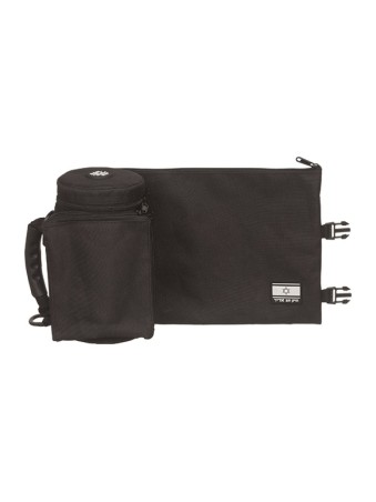 Étui de protection thermique noir pour téfilines T... | Sacs et supports de téfilines