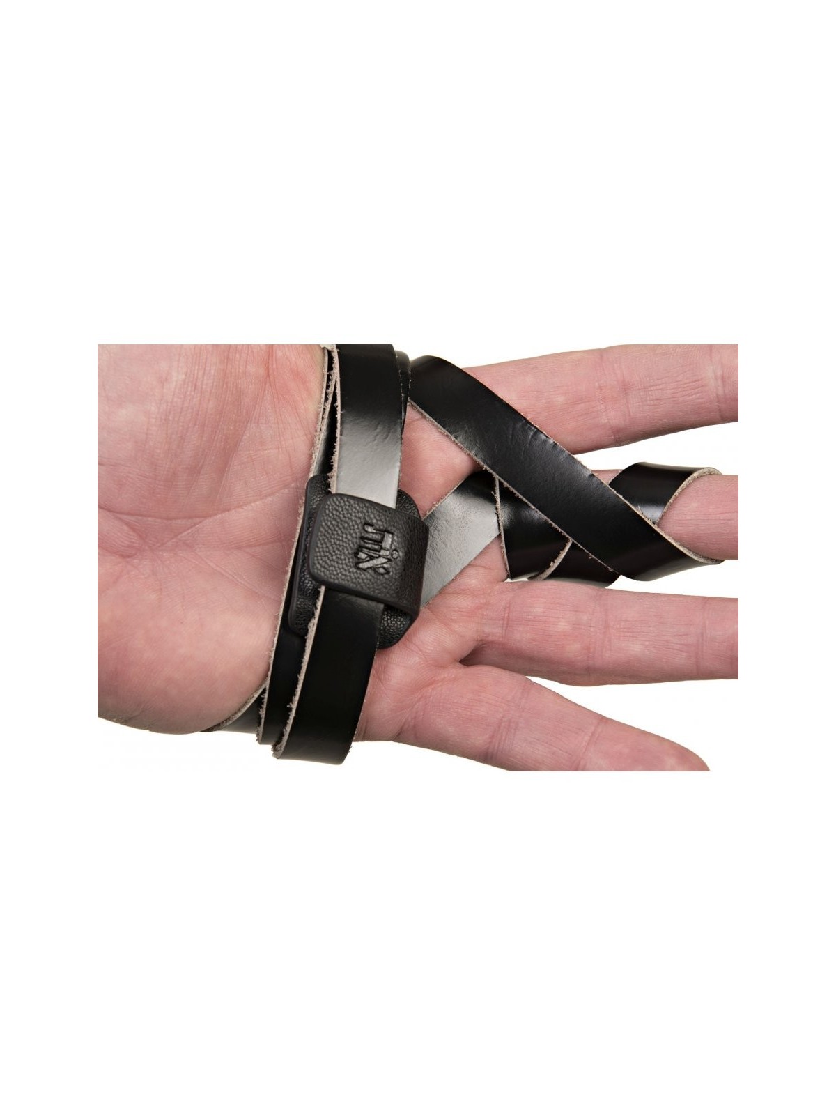 Support de dragonne magnétique en téfiline en cuir noir | Pièces Téfilines