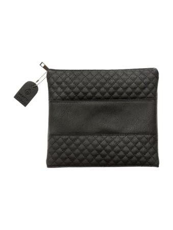 Faux Leather Tefillin Bag Diamond Design Da... | Talit & Tefillin Bags