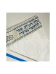 Talitnia Zion Paz Talit Châle de prière Bleu Go... | Talits traditionnels