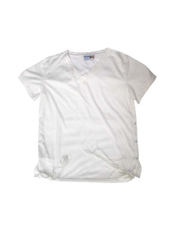Adult White T Shirt with Tzitzit | Tzitzit T-Shirt