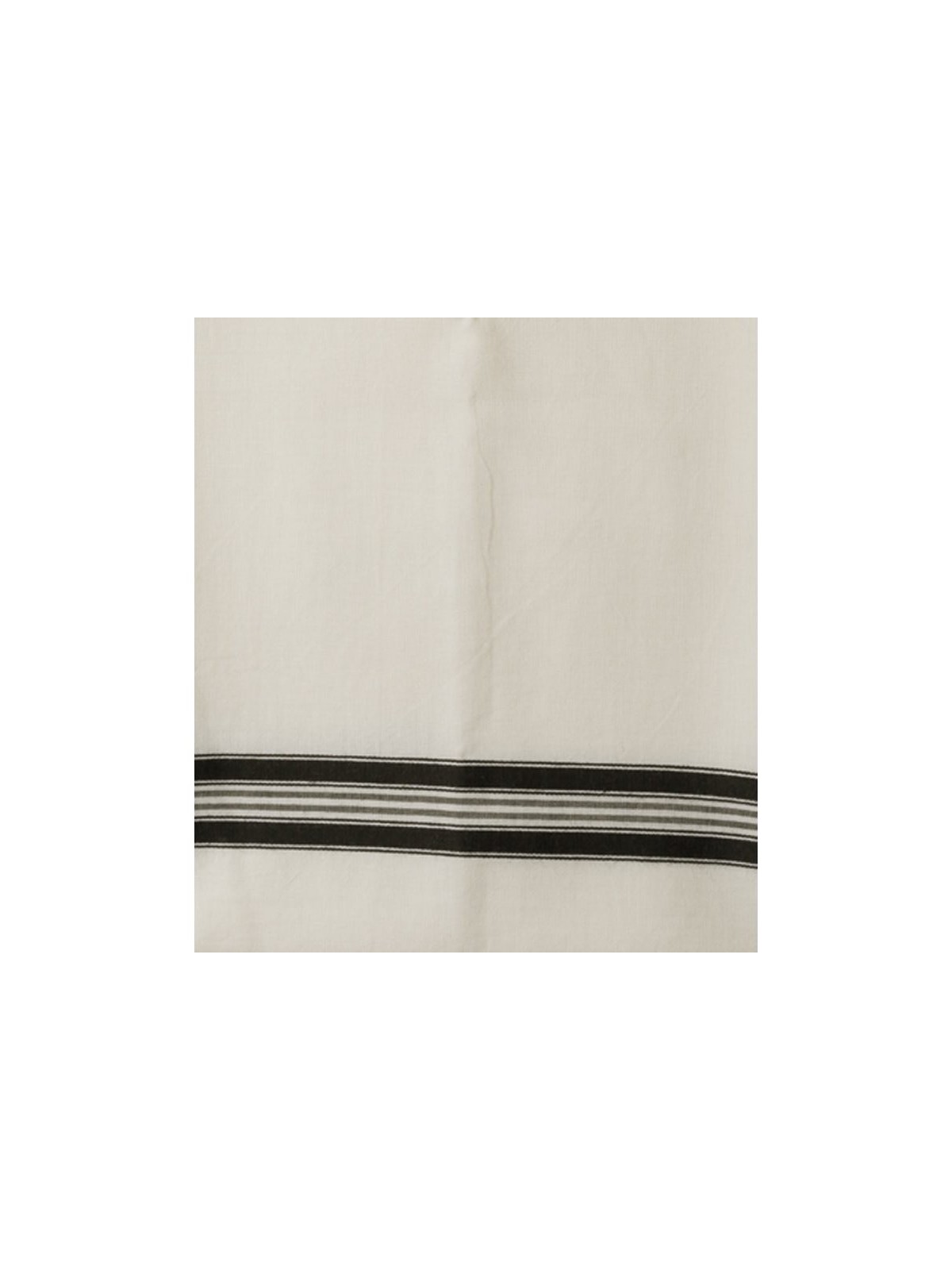 Talitnia Talit Katan en laine blanche sans frange centrale... | Talit Katan