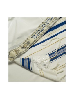 Talitnia Talit Acrylique Imitation Laine Pr... | Cadeau juif d'Israël