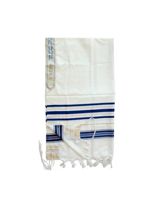 Talitnia laine Talit traditionnel casher P... | Cadeau juif d'Israël