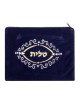 Sacs de Talit Tefillin en velours bleu foncé à défilement... | Sacs Talit et Téfilines