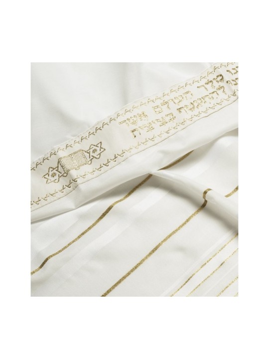 Talitnia Acrylic Tallit Imitation Wool ... | Traditional Prayer Shawls