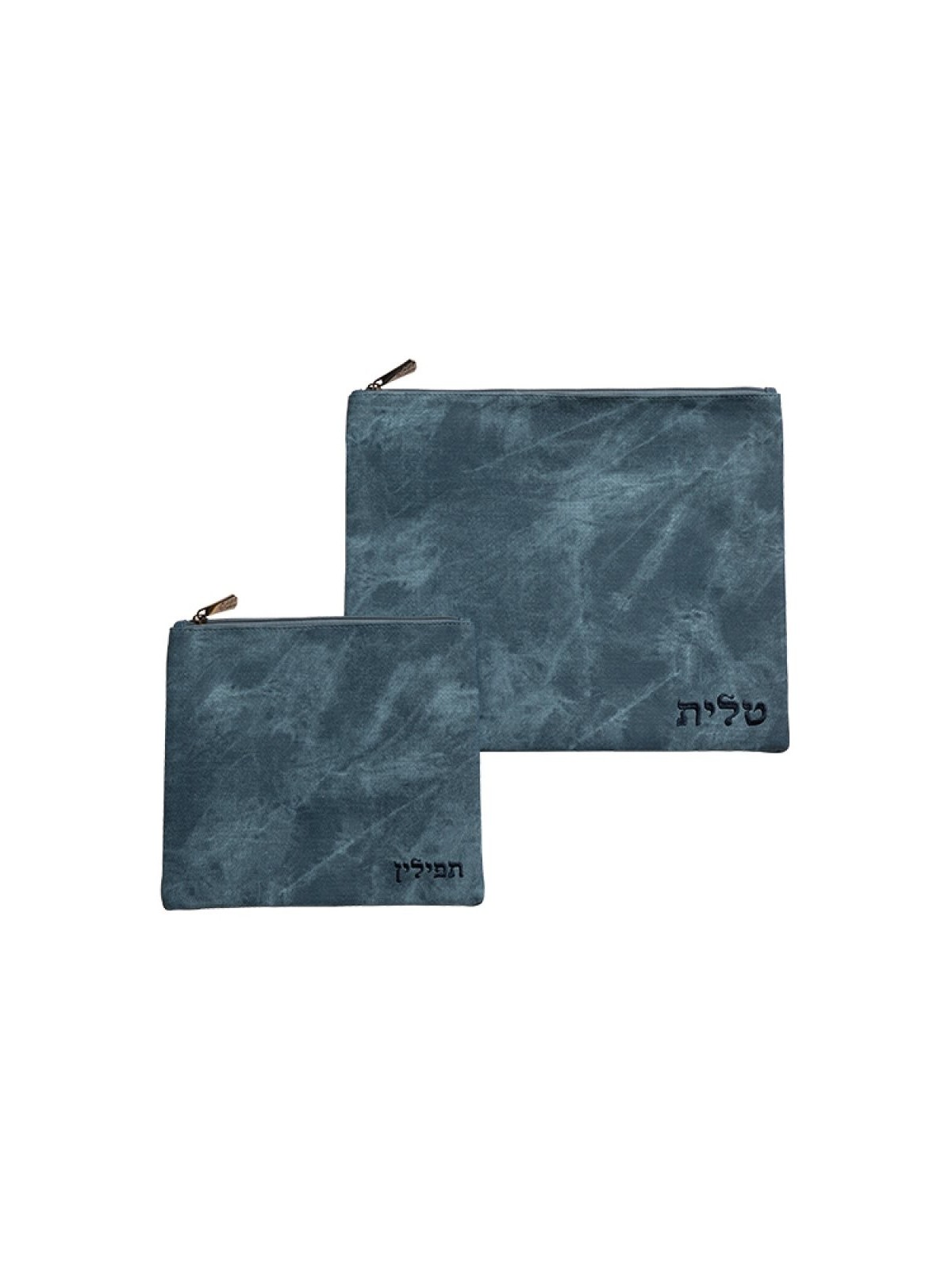 Ensemble de talit et de sacs en téfilines en faux cuir Tu... | Sacs Talit et Téfilines