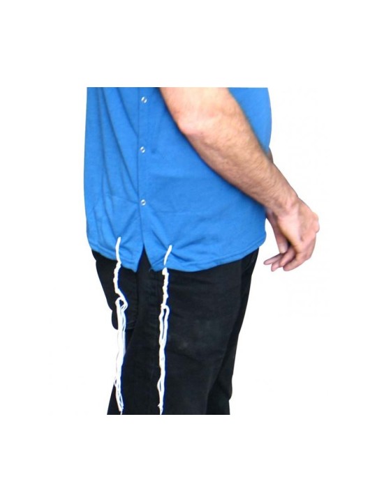 Adult Denim Blue T Shirt with Tzitzit | Tzitzit T-Shirt