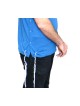 T-shirt bleu denim adulte avec Tzitzit | T-shirt Tzitzit