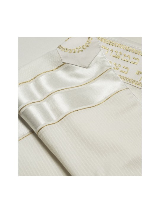 Talitnia laine acrylique Talit Ohr lumière Design | Talits traditionnels