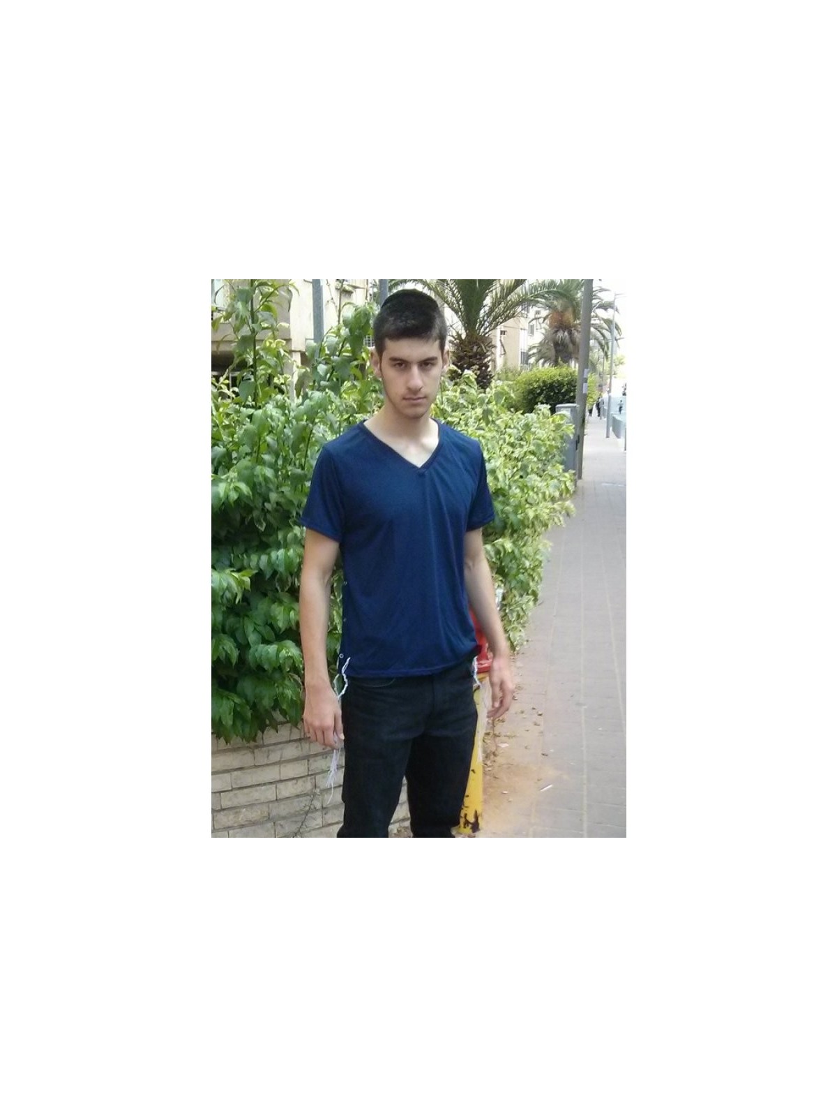 Adult Dark Blue T Shirt with Tzitzit | Tzitzit T-Shirt