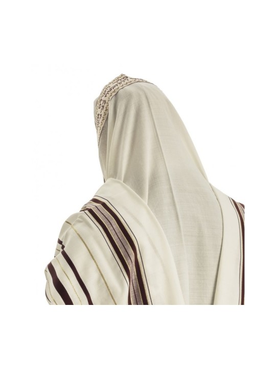 Talitnia laine Talit traditionnel casher P... | Cadeau juif d'Israël