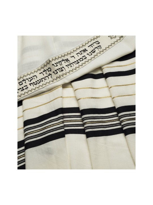 Talitnia laine Talit traditionnel casher P... | Cadeau juif d'Israël