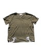 T-shirt kaki adulte avec Tzitzit | T-shirt Tzitzit