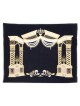 Sacs Tefillin Talit en Velours Bleu Foncé Or... | Sacs Talit et Téfilines