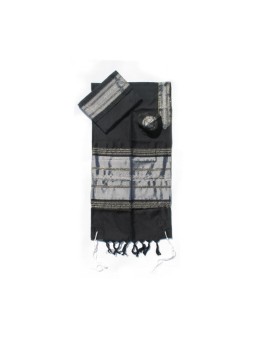 Gabrieli Handwoven Black Silk Tallit S... | Gabrieli Hand Woven Tallit